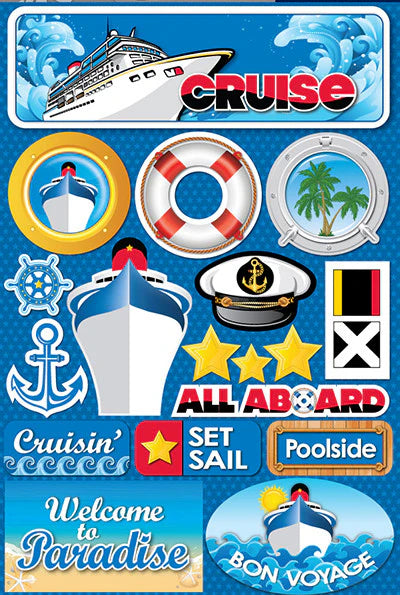 Reminisce - 3D Cruise Sticker