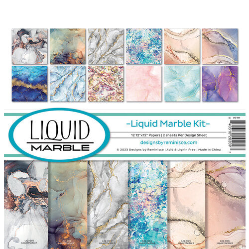 Reminisce - Liquid Marble Kit - 12x12 Collection Kit
