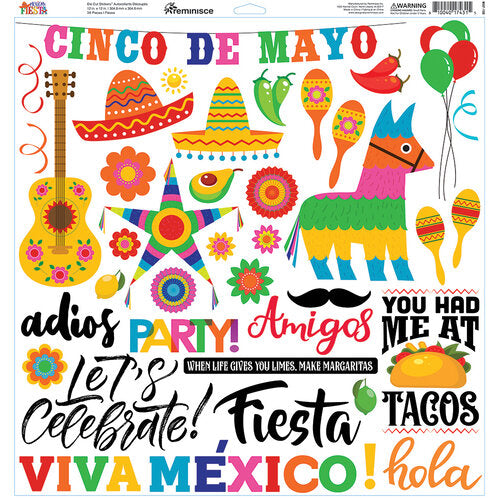 Reminisce - Mexican Fiesta - 12x12 Sticker Sheet