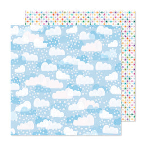 American Crafts - Shimelle  - Main Character Energy - Blue Skies Paper