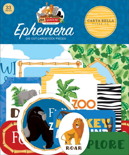 Carta Bella - Zoo Adventures Ephemera