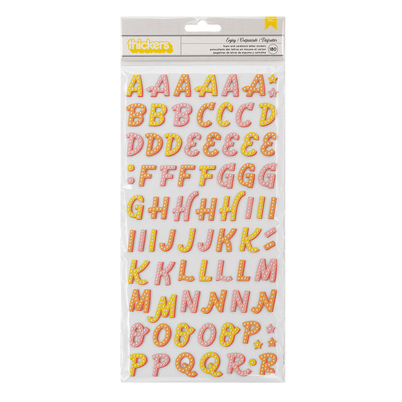 American Crafts - Obed Marshall Fantastico - Thickers - Enjoy Alpha Letters