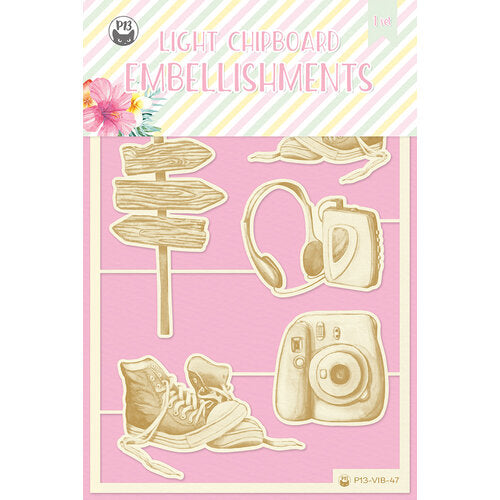 *SALE* P13 - Summer Vibes  - Light Chipboard Embellishments - Sneakers