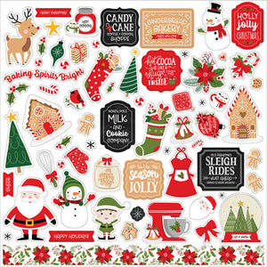 Echo Park - Have a Holly Jolly Christmas - 12x12 Element Sticker