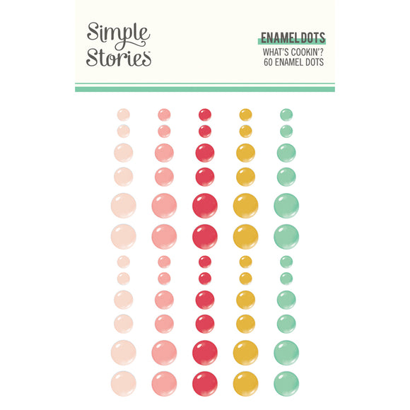 Simple Stories - What's Cookin'? - Enamel Dots