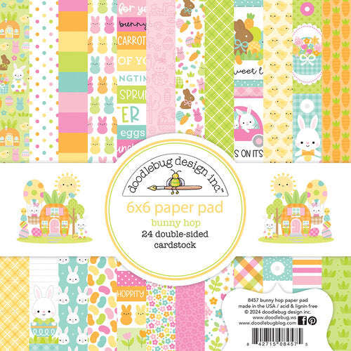 Doodlebug Design - Bunny Hop - 6x6 Paper Pad