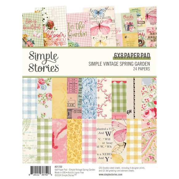 Simple Stories - Simple Vintage Spring Garden  - 6x8 Pad