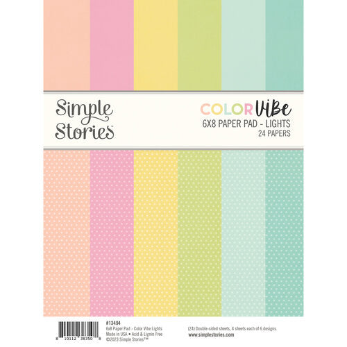 Simple Stories - Color Vibe - 6x8 Pad - Lights