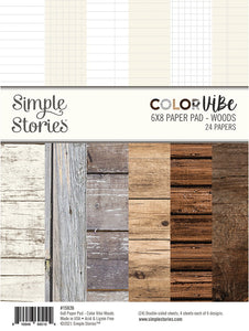 Simple Stories - Color Vibe - 6x8 Pad - Woods