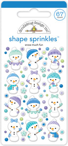 Doodlebug Design - Snow Much Fun - Snow Much Fun Shape Sprinkles