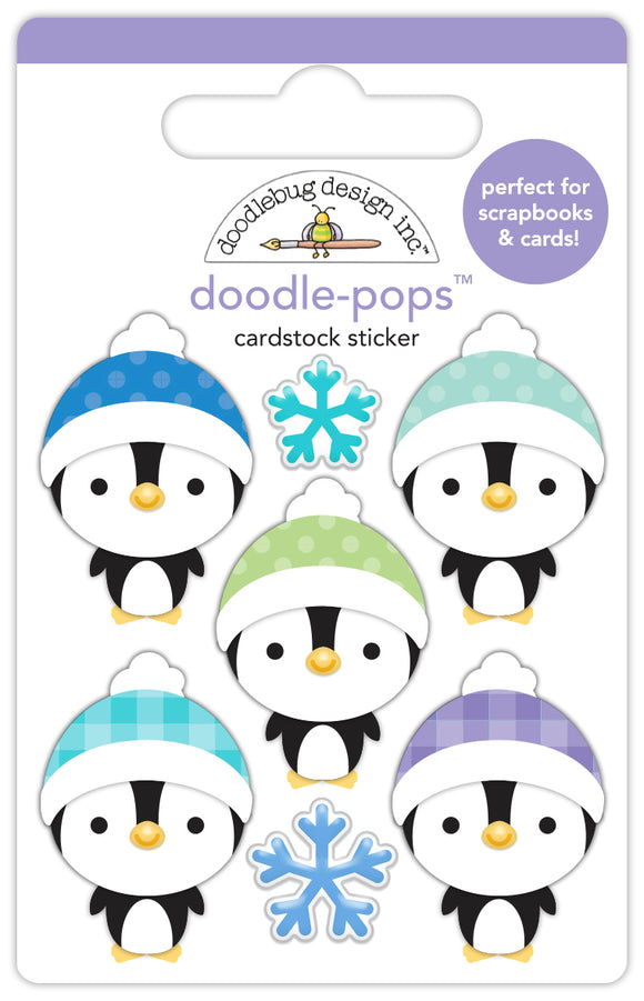 Doodlebug Design - Snow Much Fun - Penguin Pals Doodle-Pops
