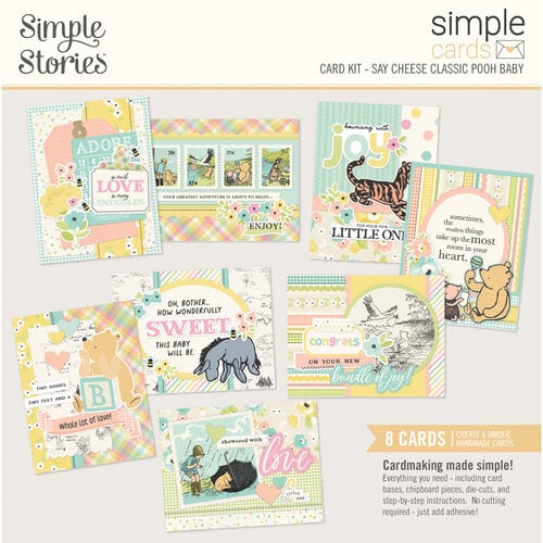 Simple Stories -Say Cheese Classic Pooh Baby - Simple Cards Kit
