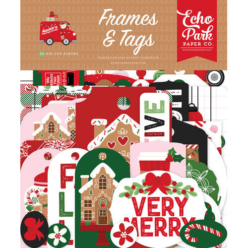 Echo Park - Santa's Christmas Delivery - Frames & Tags