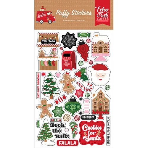 Echo Park -  Santa's Christmas Delivery - Puffy Sticker