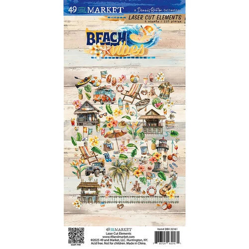 49 and Market - Beach Vibes -  Laser Cut Elements