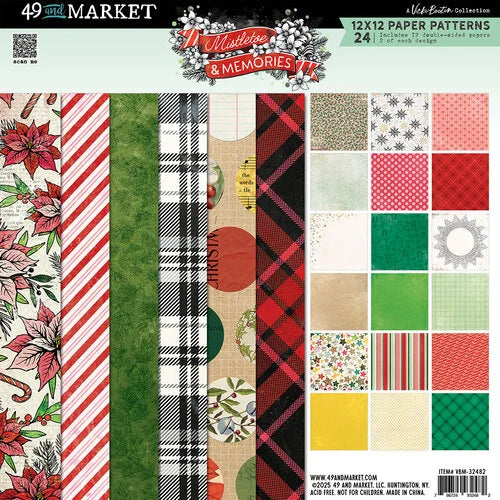 49 and Market - Vicki Boutin Mistletoe & Memories - 12x12 Paper Pad