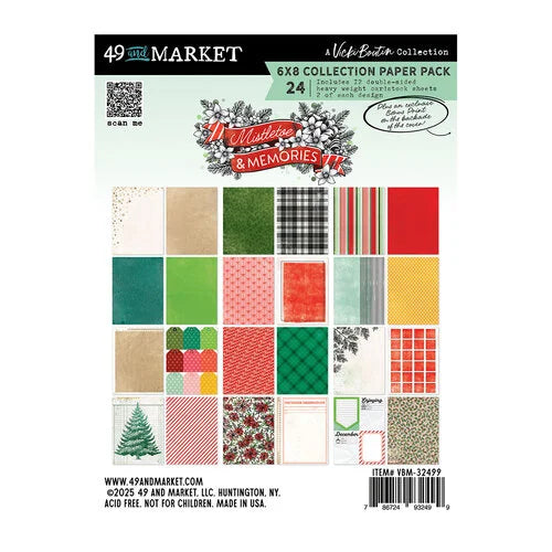49 and Market - Vicki Boutin Mistletoe & Memories - 6x8 Paper Pack
