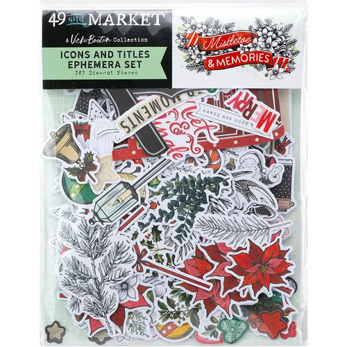 49 and Market - Vicki Boutin Mistletoe & Memories  - Icon Die-Cuts