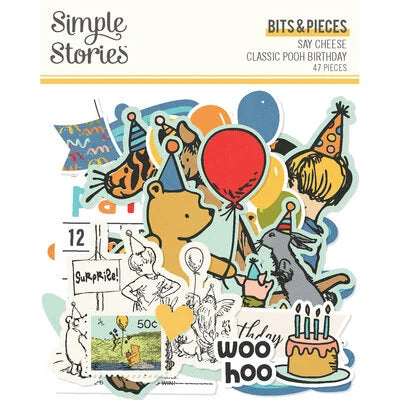 Simple Stories - Say Cheese Classic Pooh Birthday - Bits & Pieces