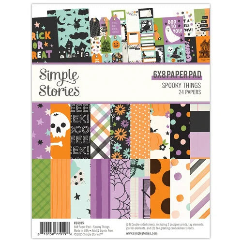 Simple Stories - Spooky Things - 6x8 Pad