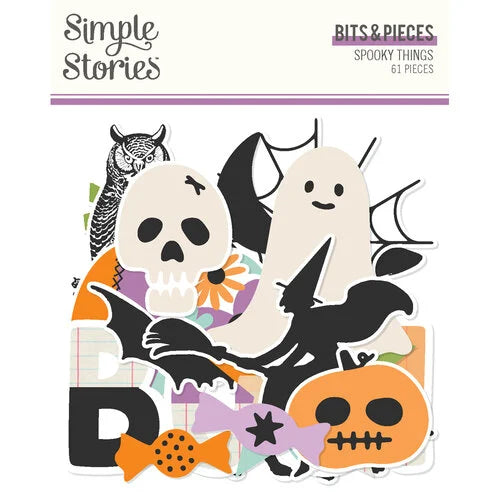 Simple Stories - Spooky Things- Bits & Pieces