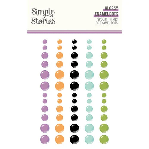 Simple Stories -Spooky Things - Glossy Enamel Dots