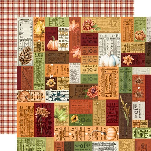 Simple Stories - Simple Vintage Autumn Breeze - 12x12 Cardstock - Cozy Season