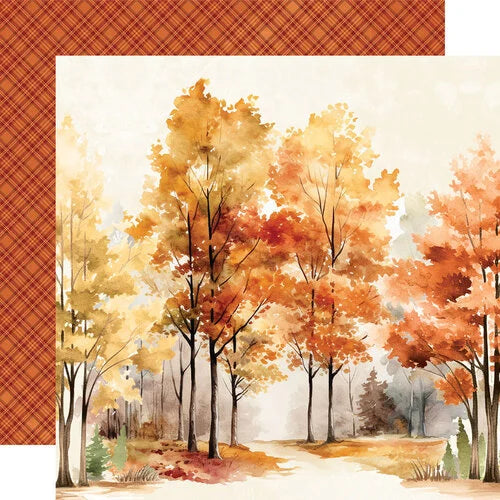 Simple Stories - Simple Vintage Autumn Breeze - 12x12 Cardstock - Welcome Fall