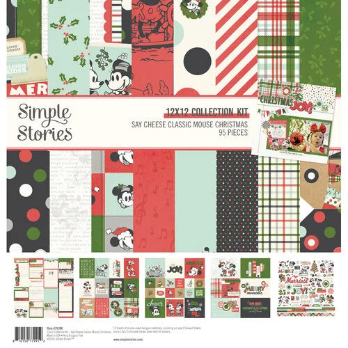 Simple Stories - Say Cheese Classic Mouse Christmas - Collection Kit