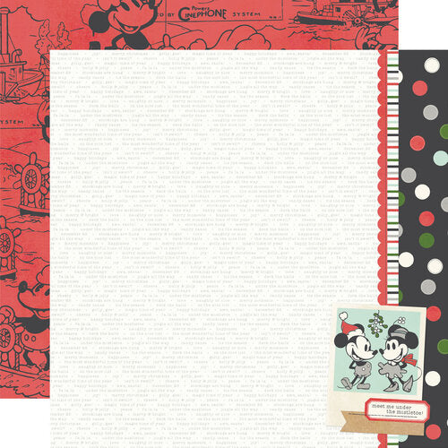 Simple Stories - Say Cheese Classic Mouse Christmas - Oh, Joy! - 12x12 Cardstock