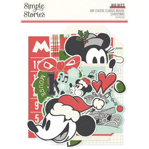 Simple Stories - Say Cheese Classic Mouse Christmas - Big Bits & Pieces