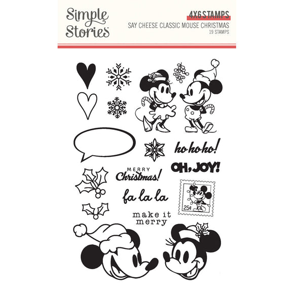 Simple Stories - Say Cheese Classic Mouse Christmas - Stamps