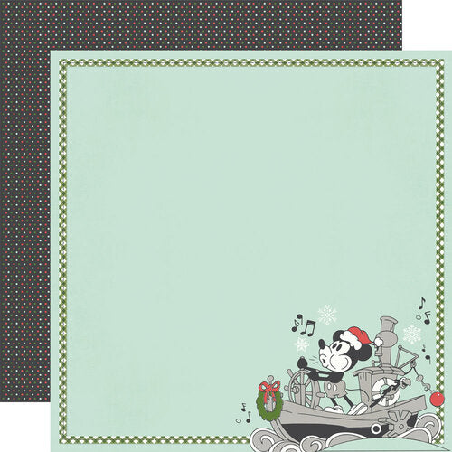 Simple Stories - Say Cheese Classic Mouse Christmas - Jingle Bellin' - 12x12 Cardstock