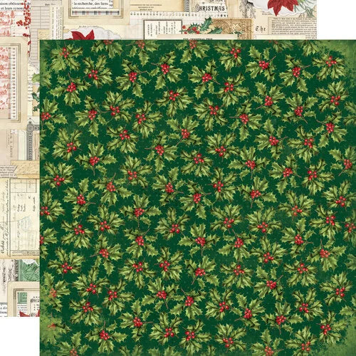 Simple Stories - Simple Vintage Believe - Holiday Traditions 12X12 Cardstock