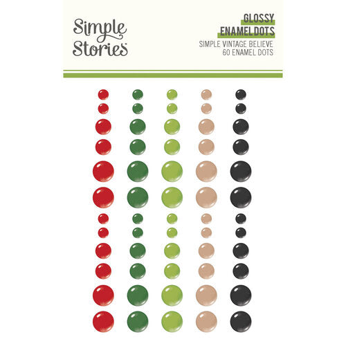 Simple Stories - Simple Vintage Believe - Glossy Enamel Dots