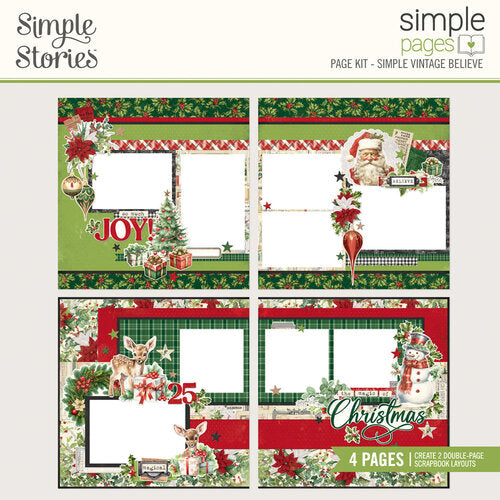 Simple Stories - Simple Vintage Believe - Simple Pages Page Kit