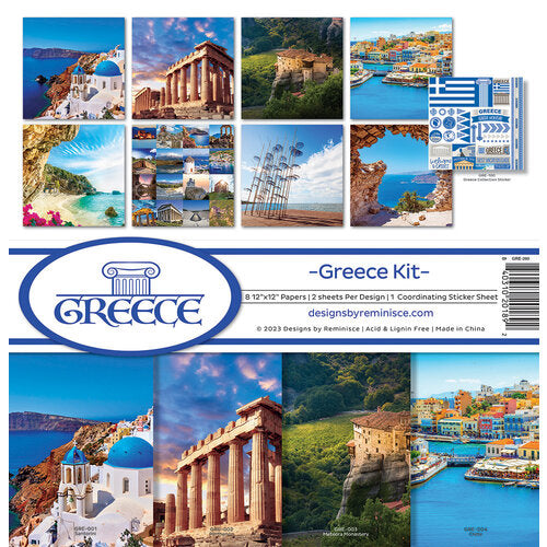 Reminisce - Greece Kit - 12x12 Collection Kit