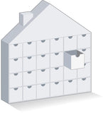 Doodlebug Design - Chipboard Advent Calendar House