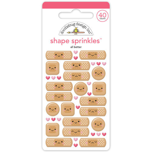 Doodlebug Design - Happy Healing - All Better Shape Sprinkles