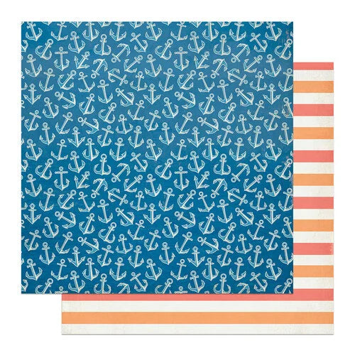 Photo Play - Anchors Aweigh - Anchors - 12x12 Cardstock