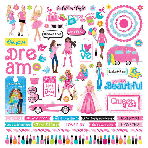 Photo Play - Fashion Dreams - 12x12 Element Sticker