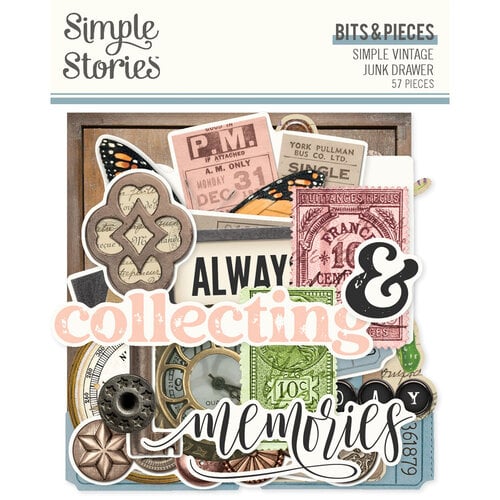 Simple Stories - Simple Vintage Junk Drawer -  Bits & Pieces