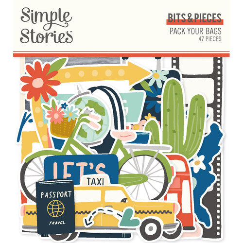 Simple Stories - Pack Your Bags - Bits & Pieces