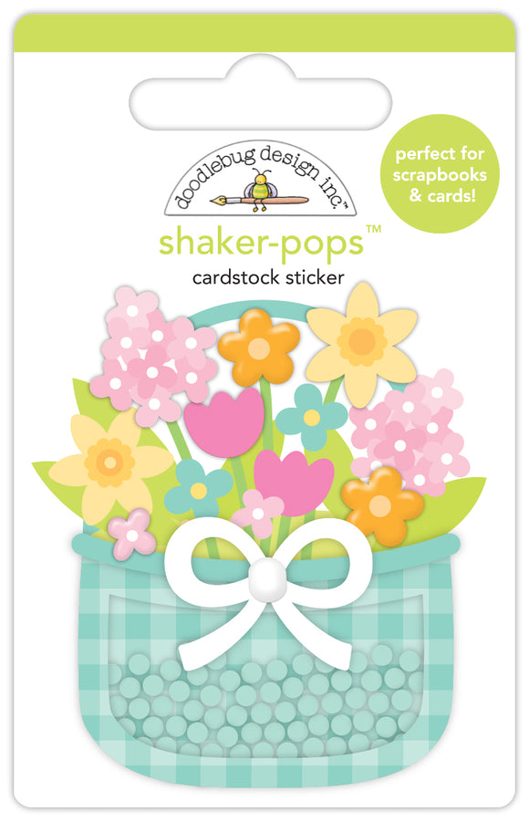 Doodlebug Design - Bunny Hop - Blooming Basket Shaker-Pops