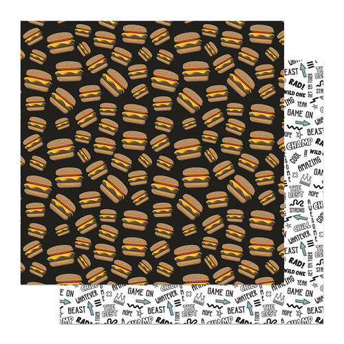 Photo Play - Bro's Amazing - Burger Barn - 12x12 Cardstock