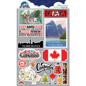 Reminisce - Jet Setter Stickers - Canada