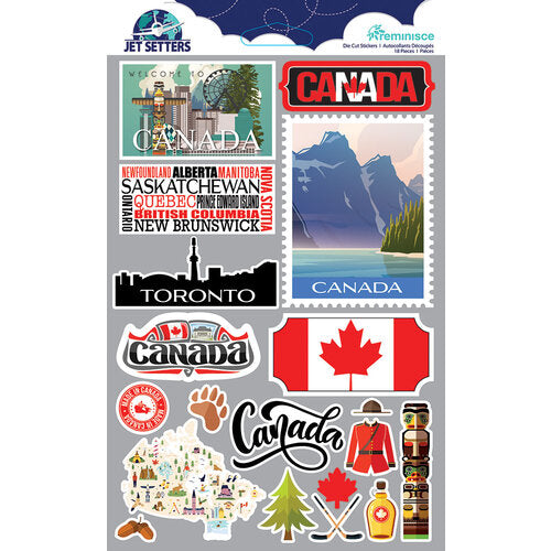 Reminisce - Jet Setter Stickers - Canada