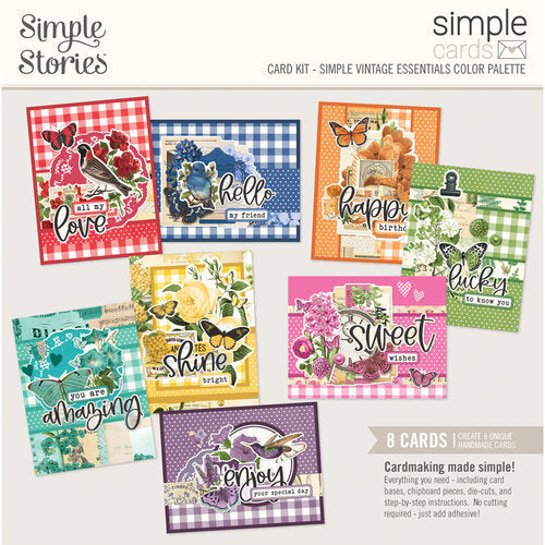 Simple Stories - Simple Vintage Essential Color Palette - Simple Cards Kit
