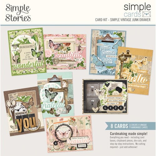 Simple Stories - Simple Vintage Junk Drawer - Simple Cards Kit