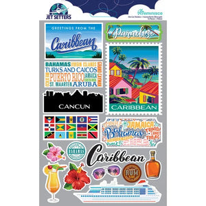 Reminisce - Jet Setter Stickers - Caribbean